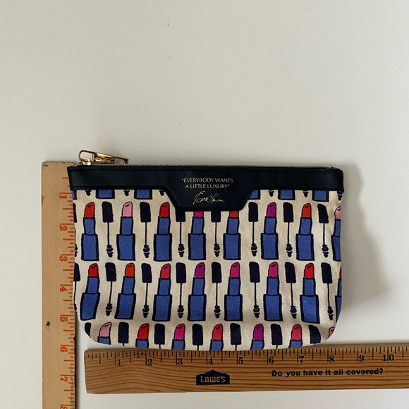 Estee Lauder canvas cosmetic bag, lipsticks Print - Picture 2 of 10